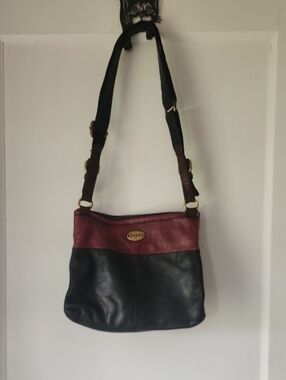 Vintage Leather Fossil Bag